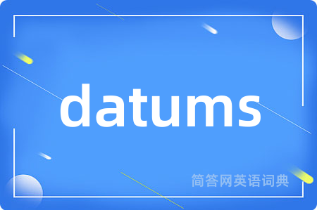 datums