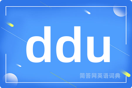 ddu