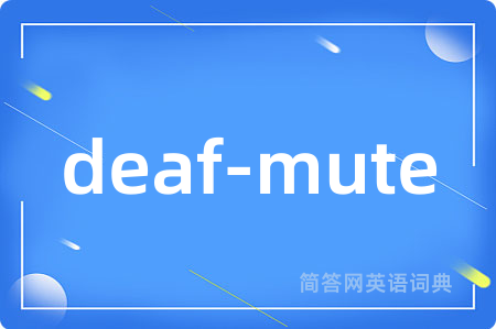 deaf-mute