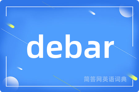 debar
