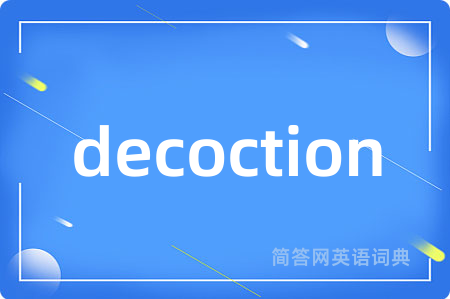 decoction