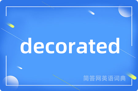 decorated