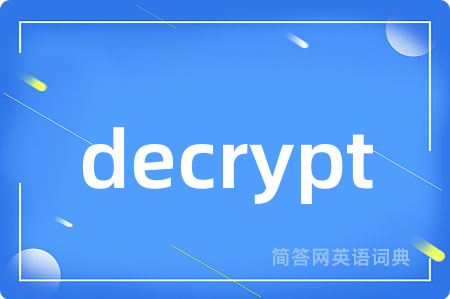 decrypt