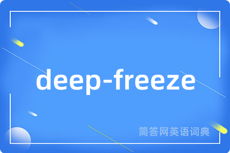 deep-freeze