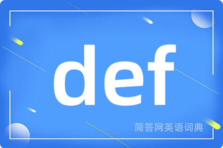 def