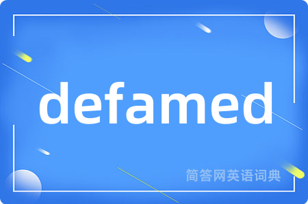 defamed