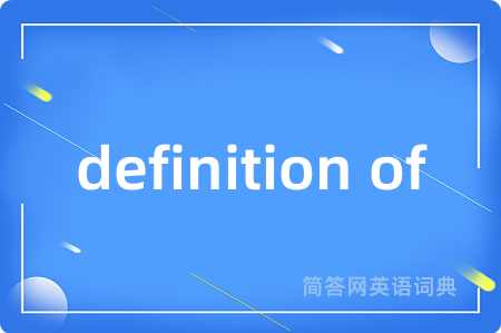 definition of