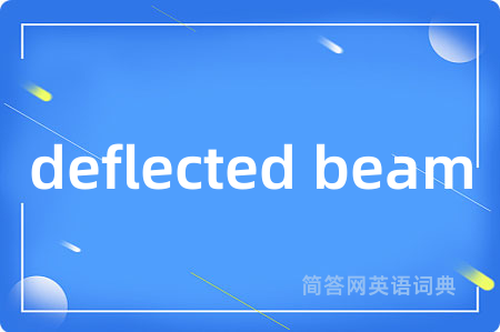 deflected beam