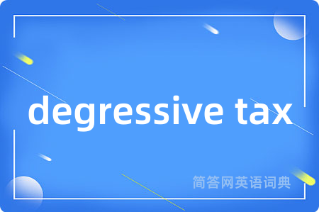 degressive tax
