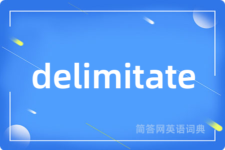 delimitate