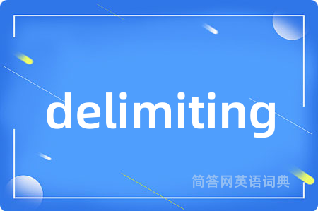 delimiting