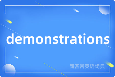 demonstrations