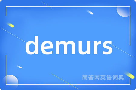 demurs