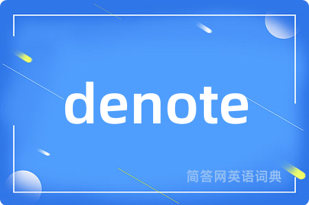 denote