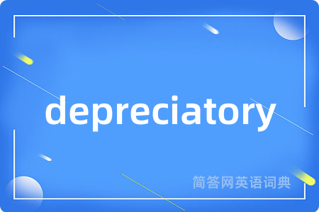 depreciatory