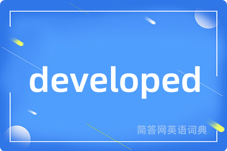 developed