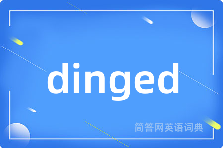 dinged