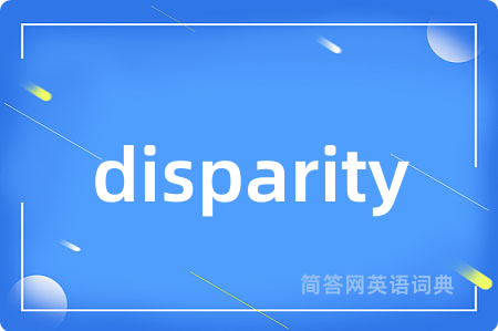 disparity