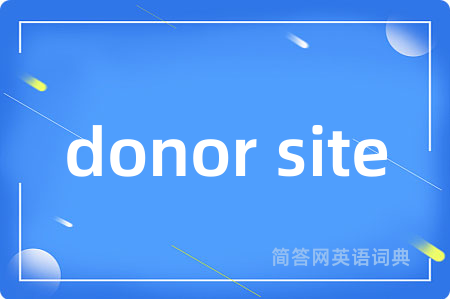 donor site