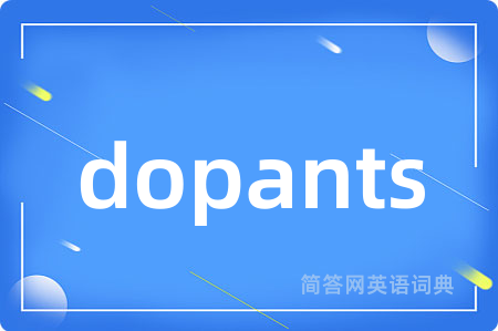 dopants