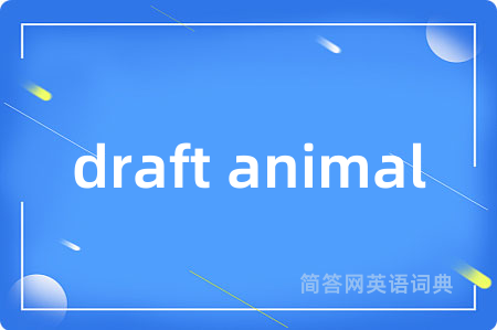 draft animal