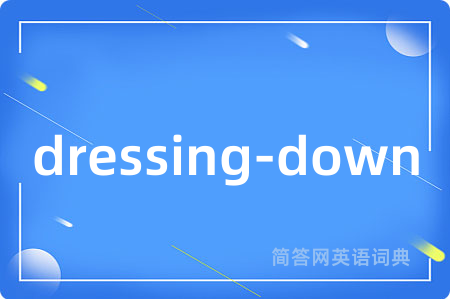 dressing-down