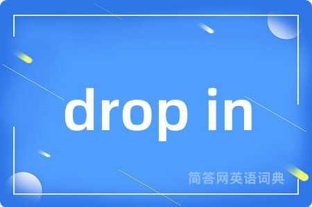 drop in