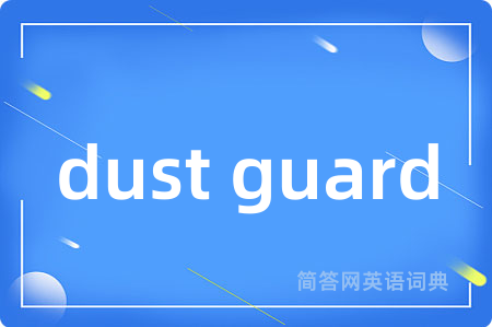 dust guard