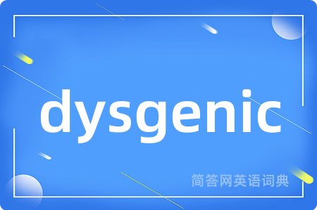 dysgenic