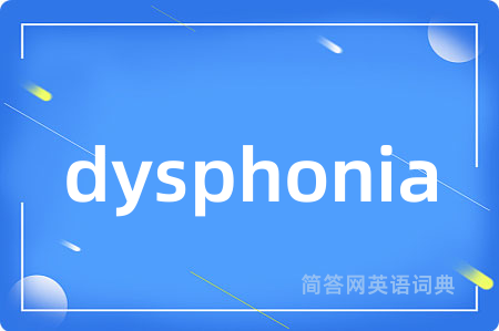 dysphonia