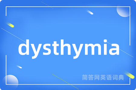 dysthymia