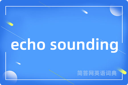 echo sounding
