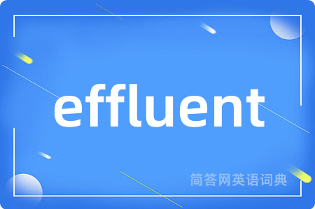 effluent