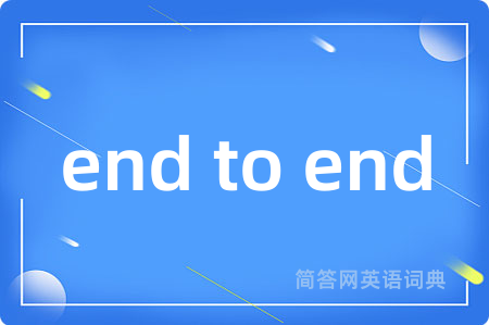 end to end
