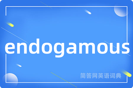 endogamous