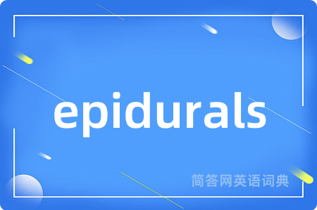 epidurals