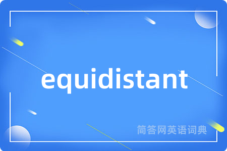 equidistant