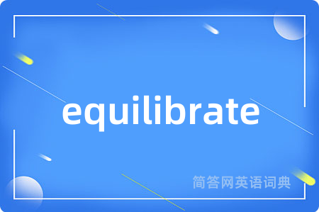 equilibrate