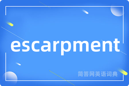 escarpment