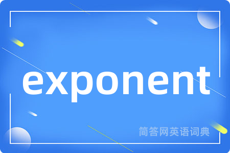 exponent