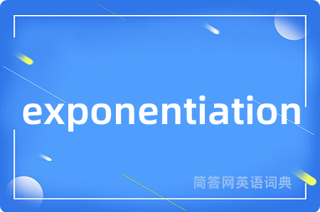 exponentiation