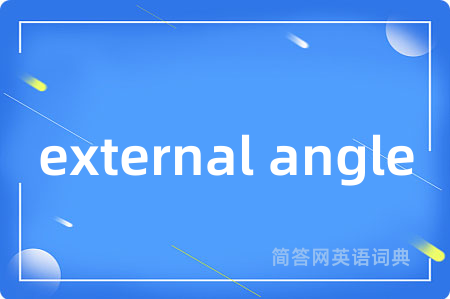 external angle