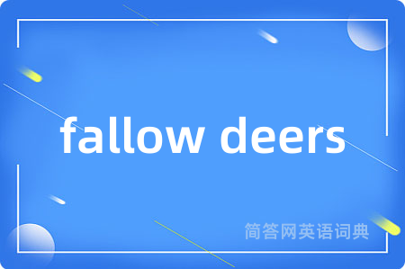 fallow deers