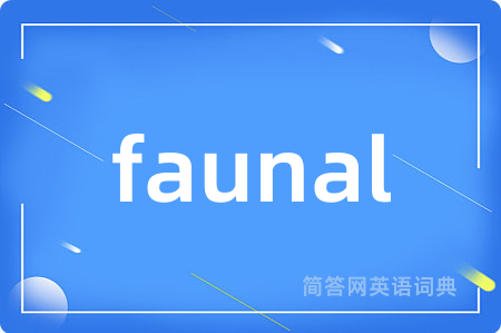 faunal