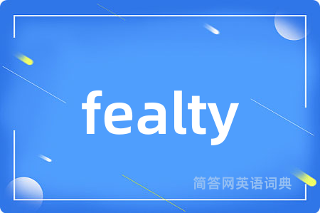 fealty