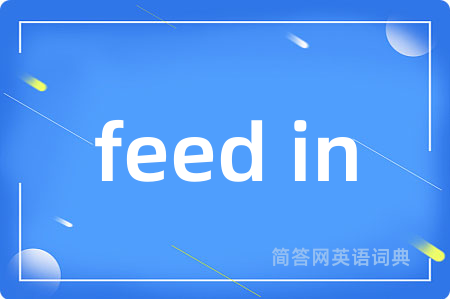 feed in