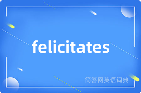felicitates