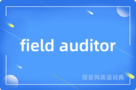 field auditor