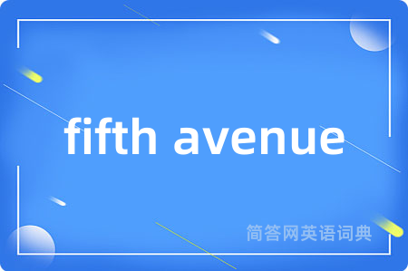 fifth avenue