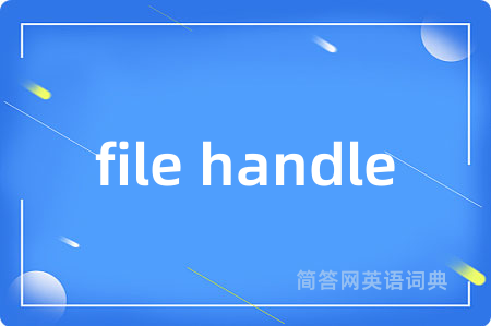 file handle